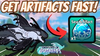How to GET MAGNACETUS Artifacts FAST! | Creatures of Sonaria Update