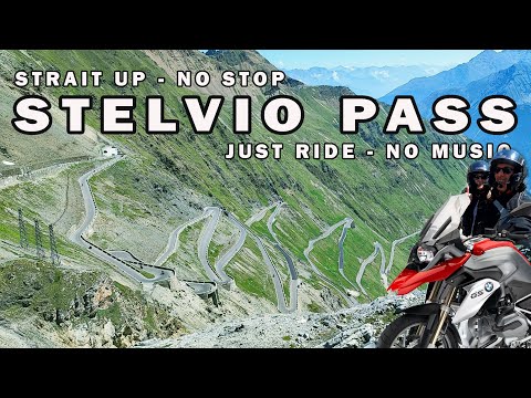 Stelvio pass, the  48 Hairpin turns , straight up non stop , 2 up 4k
