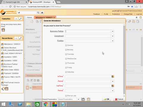 Enterprise resource planning