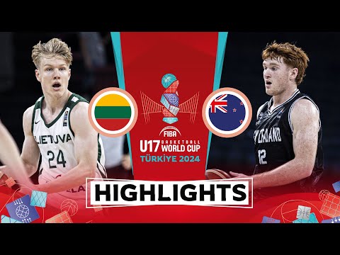 Quarter-Finals: Lithuania 🇱🇹 vs New Zealand 🇳🇿 | Highlights | FIBA U17 Basketball World Cup 2024