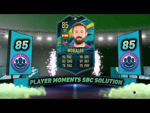 PLAYER MOMENTS MORALES 85 SBC SOLUTION! (CHEAPEST + NO LOYALTY)