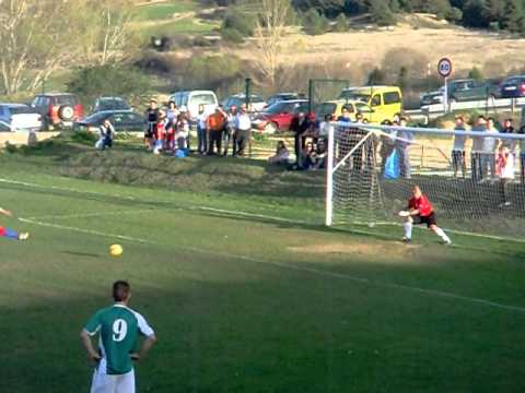 Abejar 5-0 Covaleda. Penalty fallado por Jose Alejandro