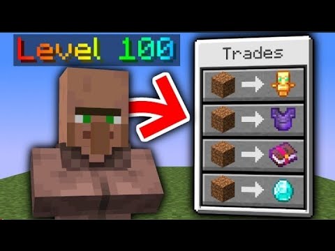 Insane Minecraft Villager Trades - Endgame Loot!