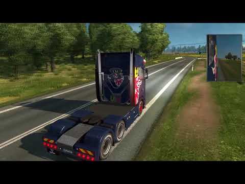 Warszawa - Olsztyn  time-lapse euro truck simulator 2 mp