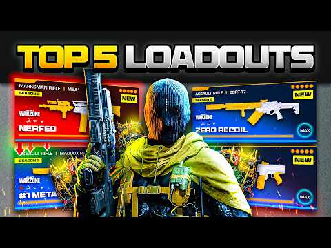 the TOP 5 *BROKEN* META Loadouts in Warzone (Warzone BEST Loadouts)