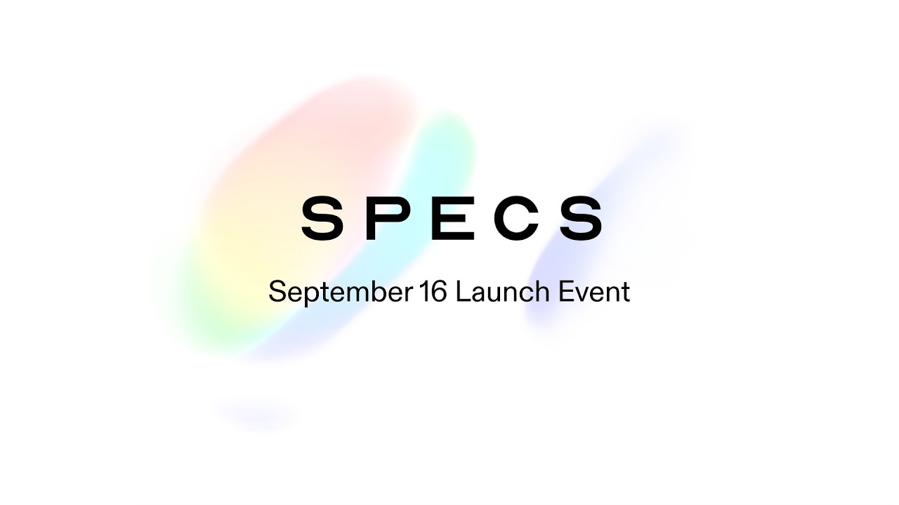 See for Yourself: Watch the SPECS Launch Event - YouTube
