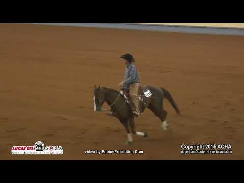 TRUCKIN LIL MIRACLE ridden by JEFFREY HEYER    2015 AQHA World Show Prelims   Ama Boxing