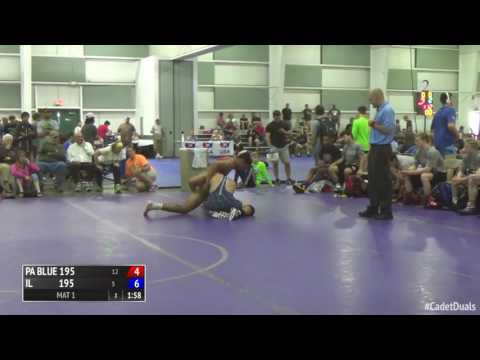 195 lbs. Final - Julian Gorring, PA vs. Sergio Villalobos, IL