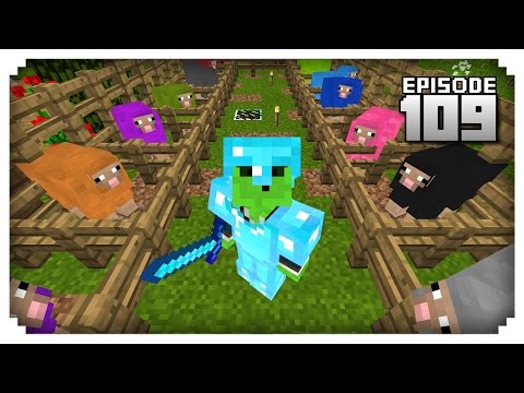 Let's Play Minecraft PE - Ep.109 : Sheeping