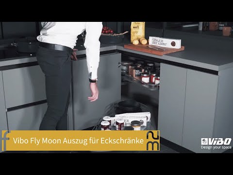 VIBO "Fly Moon" Auszug Eckschrank für die Küche | form32