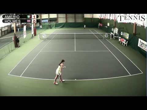 AMERIO (ITA) vs HOLMES (GBR)  - Open Super 12 Auray Tennis - Court 1