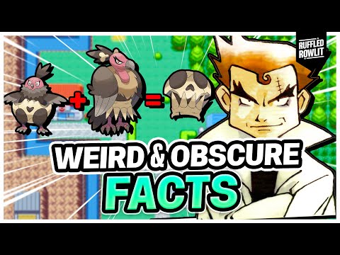 OBSCURE & WEIRD Pokemon Facts YOU DONT KNOW