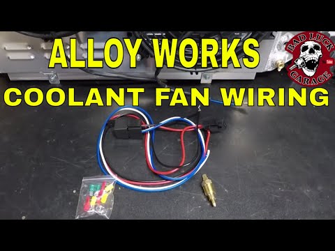ELECTRIC COOLING FAN RELAY AND TEMPERATURE SWITCH WIRING