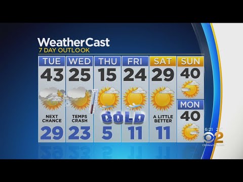CBS2 1/28 Evening Forecast at 6PM