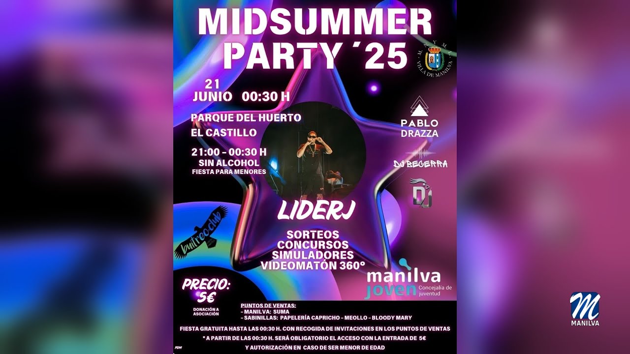 El sábado se celebra la Midsummer Party’25