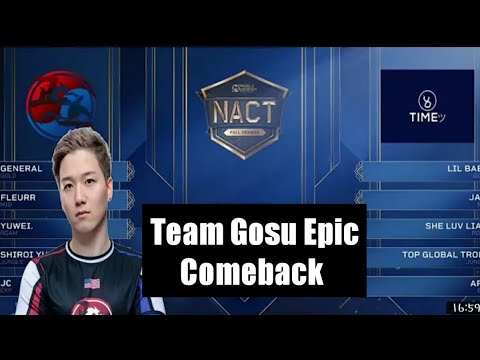 Team Gosu Epic Comeback Vs TIMEGAP / GOSU ADVANCE TO TOP 8 / NACT @Teamgosu @gosuzero1592