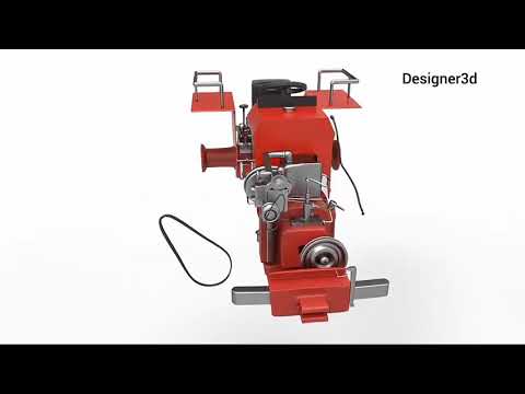 Tractor 3d Animation