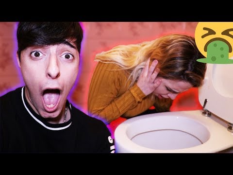 I MAKE MY GIRLFRIEND DRINK TOILET WATER! *SHE REALLY VOMITS!*