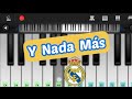 Y  Nada Más  |  Hala Madrid  |  Piano Tutorial  |  Real Madrid Anthem  |  By~Razzy Piano