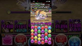 【パズドラ】１１月のクエストLv８【固定チーム】