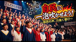 自民党をつぶして日本の政治をまともにする歌です。