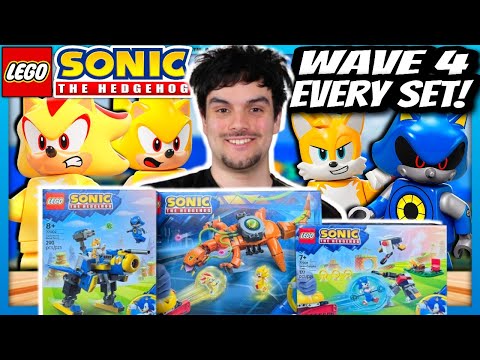 I Bought EVERY LEGO Sonic The Hedgehog Wave 4 Set - Ultimate Speed Build!