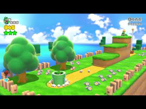 Super Mario 3D World (Switch) 1-2 Itemless Speedrun - Time: 38 (Former WR)