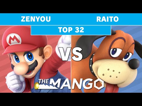 The Mang0 3 - Zenyou (Mario) vs Raito (Duck Hunt) Top 32 - Smash Ultimate