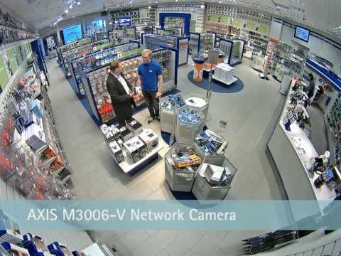 IP-камеры Fisheye "Рыбий глаз" AXIS M3006-V Network Camera - Fixed mini dome with 3-megapixel resolution and wide-angle view