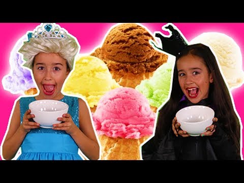 PRINCESSES IN REAL LIFE | LEARN COLORS FOR KIDS AND TODDLERS | ICE CREAM Magic Cakes | Game Videos Video