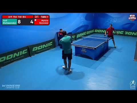 20:30 Yurii Shchepanskyi 3-1 Mykola Halynskyi West 5 WIN CUP 12.12.2022 | TABLE TENNIS WINCUP
