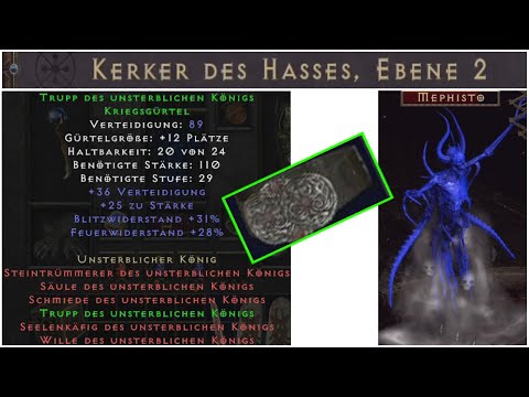 Trupp des Unsterblichen Königs Farming Guide DEUTSCH - Diablo 2 Resurrected