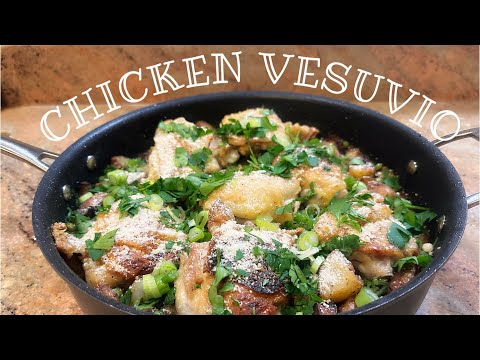 DELICIOUS AND EASY CHICKEN VESUVIO RECIPE! COOK WITH ME! THIS IS A KEEPER! ❤️