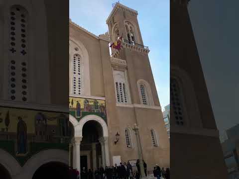 I love the sound of church bells! 😊 #church #shorts #travelgreece