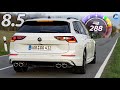 NEW Golf R 8 5 VARIANT 0 290 Km H Acceleration Automann In 4K