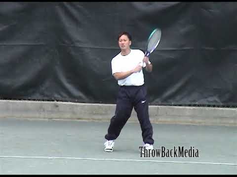 Rare Footage: Michael Chang warms up at West Side Tennis Club