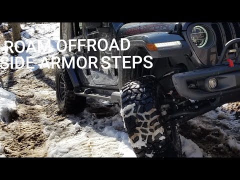 ROAM OFFROAD JL RUBICON SIDE ARMOR STEPS