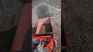 Cormidi C85 dumper loading the gravel. #cormidi #dumper