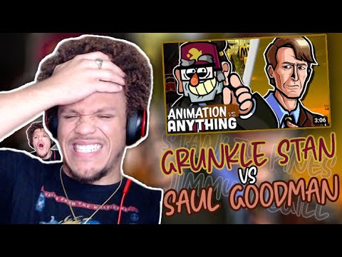 THIS BATTLE IS ASS........TRONOMICALLY FIRE!!! lol gotcha.. GRUNKLE STAN VS SAUL GOODMAN REACTION!!!