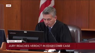 Jury finds Theodore Edgecomb guilty of first degree reckless homicide