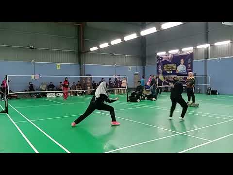 Badminton Kilas Merdeka F Women's Double Bakat Baru Tournament - Farah / Adibah Vs Atikah / Nabilah