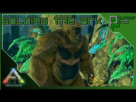 Soloing the ARK! Live - SURFACE LOOT AND GIGANTOPITHECUS HUNTING!