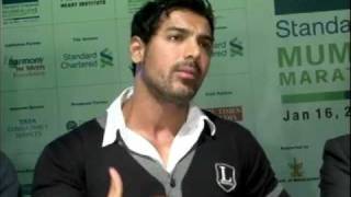 John Abraham launches Mumbai Marathon anthem