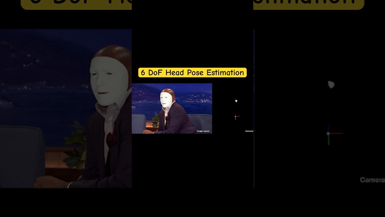 6DoF Head Pose Estimation #artificialintelligence #automation #pose #future #ai #model #estimation