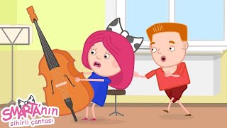 Çizgi film Türkçe dublaj - Smarta müzik okuluna gidiyor! Eğitici çocuk videoları