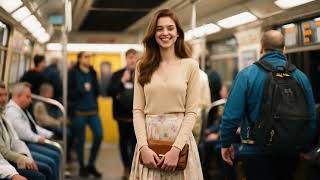 Peaceful Smile in the Seoul Subway Rush | Subway Life Captured –  #rush #seoul #rushhour #metro