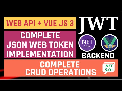 Complete CRUD using ASP NET Core Web API Including JWT Auth and Vue JS 3 || Backend Database