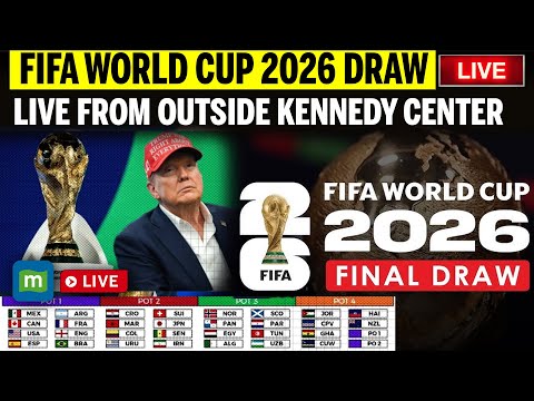 FIFA World Cup 2026  Draw LIVE: Fifa World Cup 2026 Draw Live Stream | World Cup LIVE