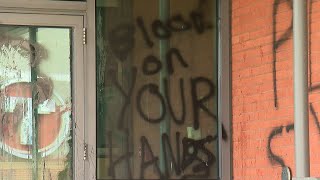 Vandals Strike Mpls. 5th Precinct