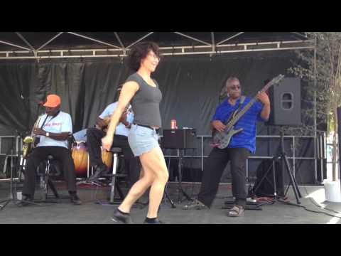 Miss Moonshine buckdancing to Jolly Boys of St Martin, Caribbean buckdance